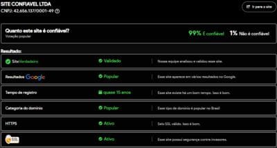 Site verificado e verdadeiro:42betcom
